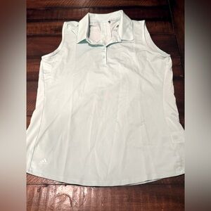 Women’s size L primegreen adidas golf sweat wicking collared tank